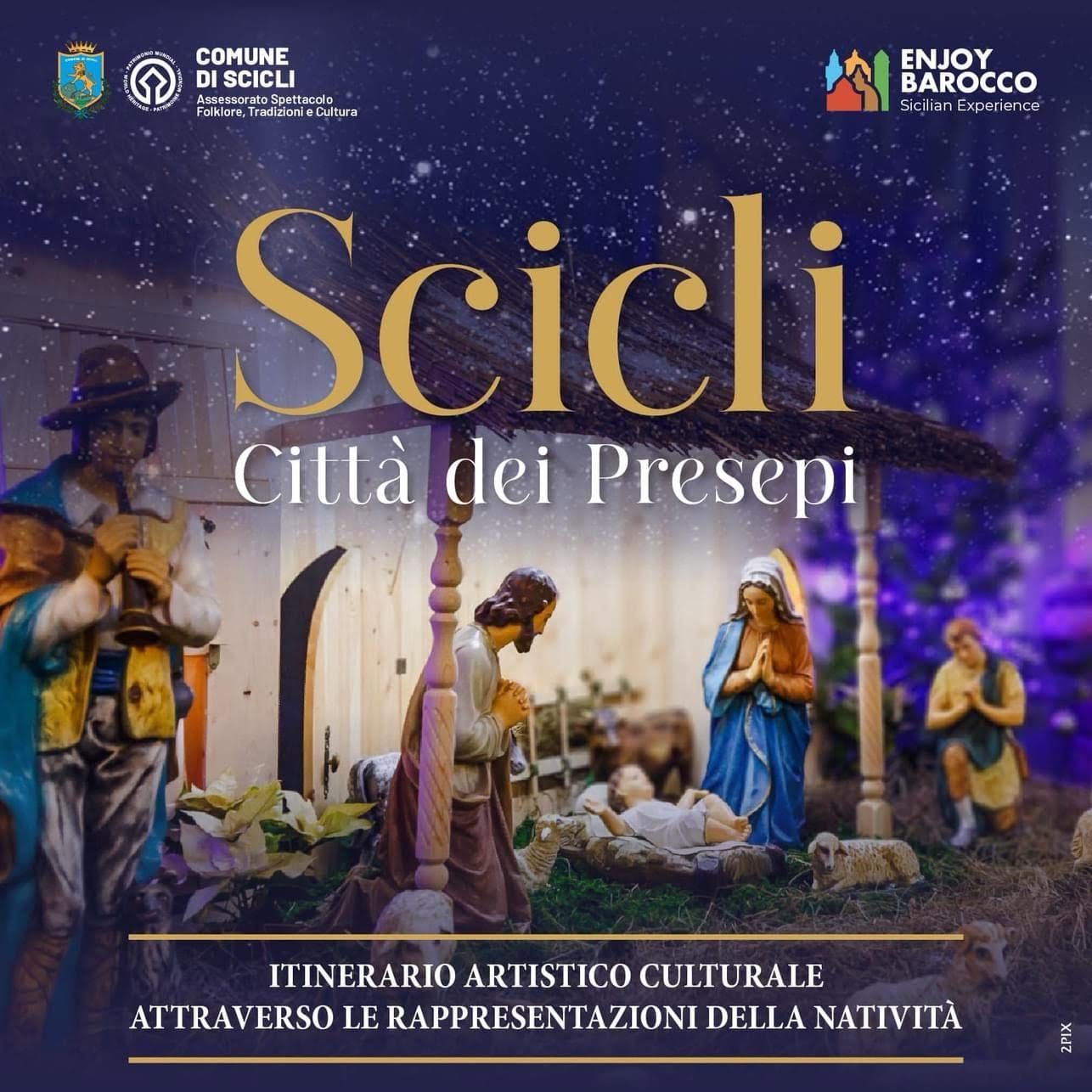 The Streets of Scicli Nativity Scenes, artistic nativity scenes to be admired in churches and private homes