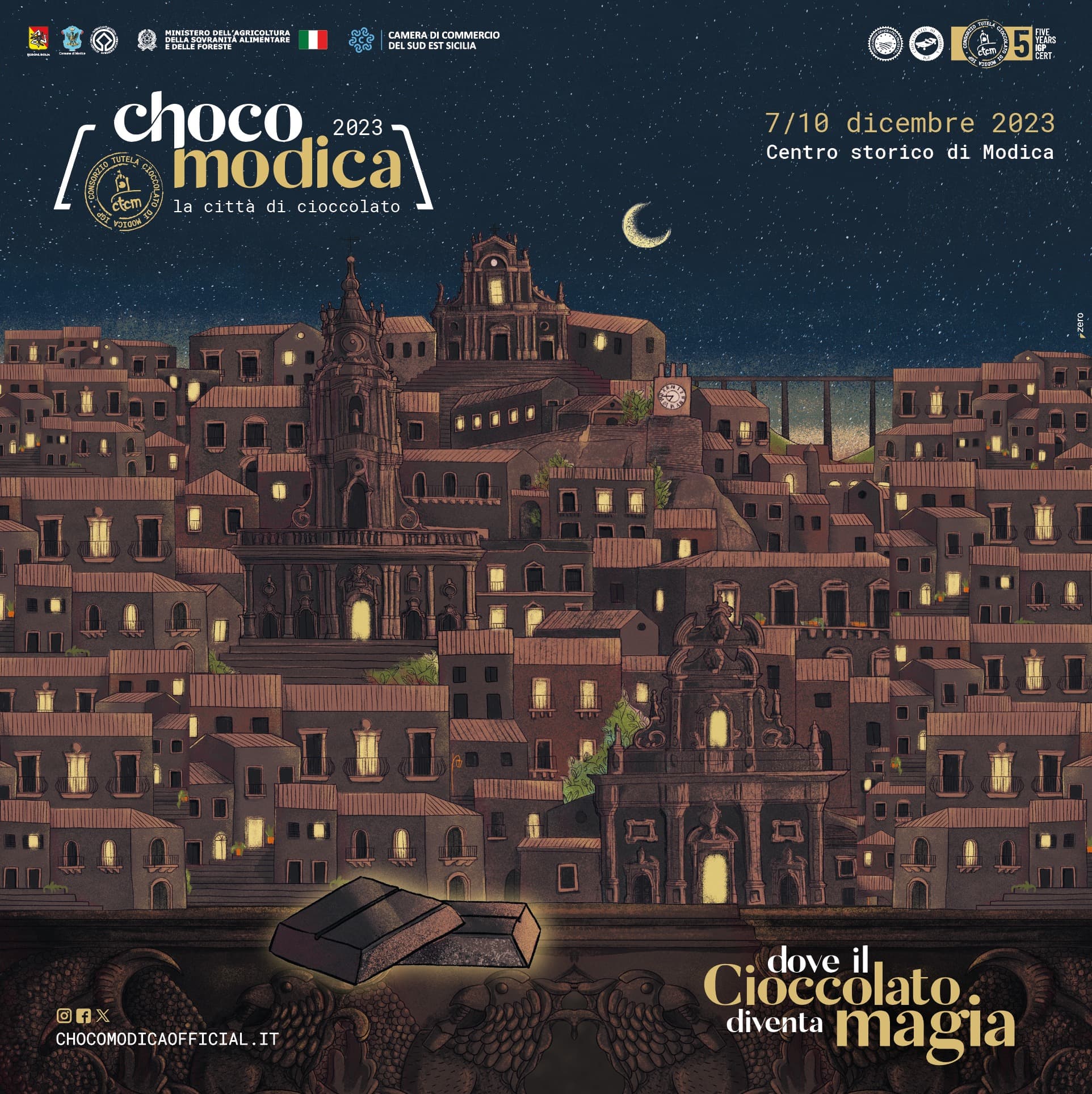 Chocomodica 2023 returns to Modica from December 7 to 10